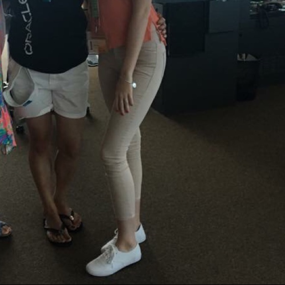 Khaki jeggings by topshop